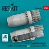 RESKIT RSU48-0450 F-15 Eagle/Strike Eagle (A,B,C,D,E early,J) F100-PW-220 open exhaust nozzles for GWH kit (3D Printed) 1/48